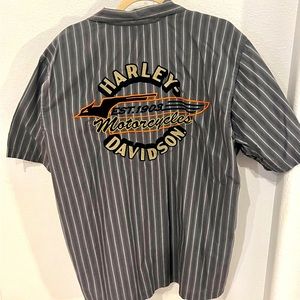 XL Men’s Harley Davidson Button Shirt